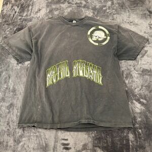 Vintage Metal Mulisha T-shirt Mens‎ Black Skull Logo Graphic Y2k Grunge Street